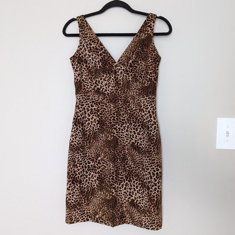 Jessica Howard Y2K Cheetah Animal Print Mini Dress